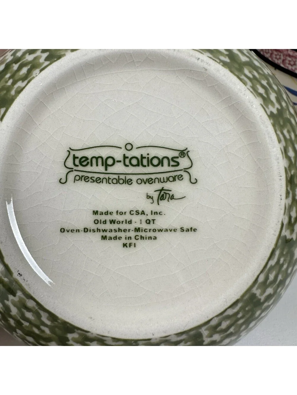 Temp-tations Old World 5pc Lidded Bakeware Set w/ Wire Racks Cobalt Trim